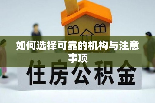 威县如何选择可靠的机构与注意事项