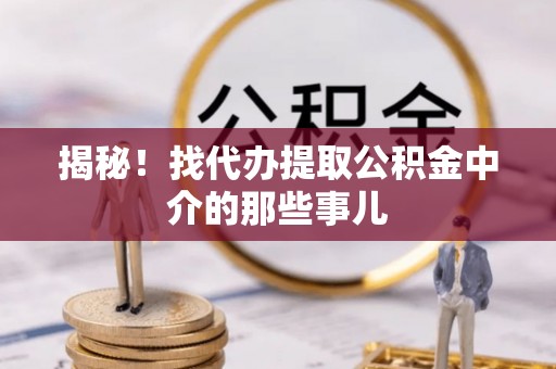 威县揭秘！找代办提取公积金中介的那些事儿