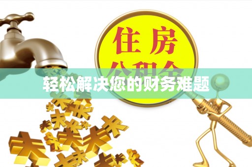 威县轻松解决您的财务难题